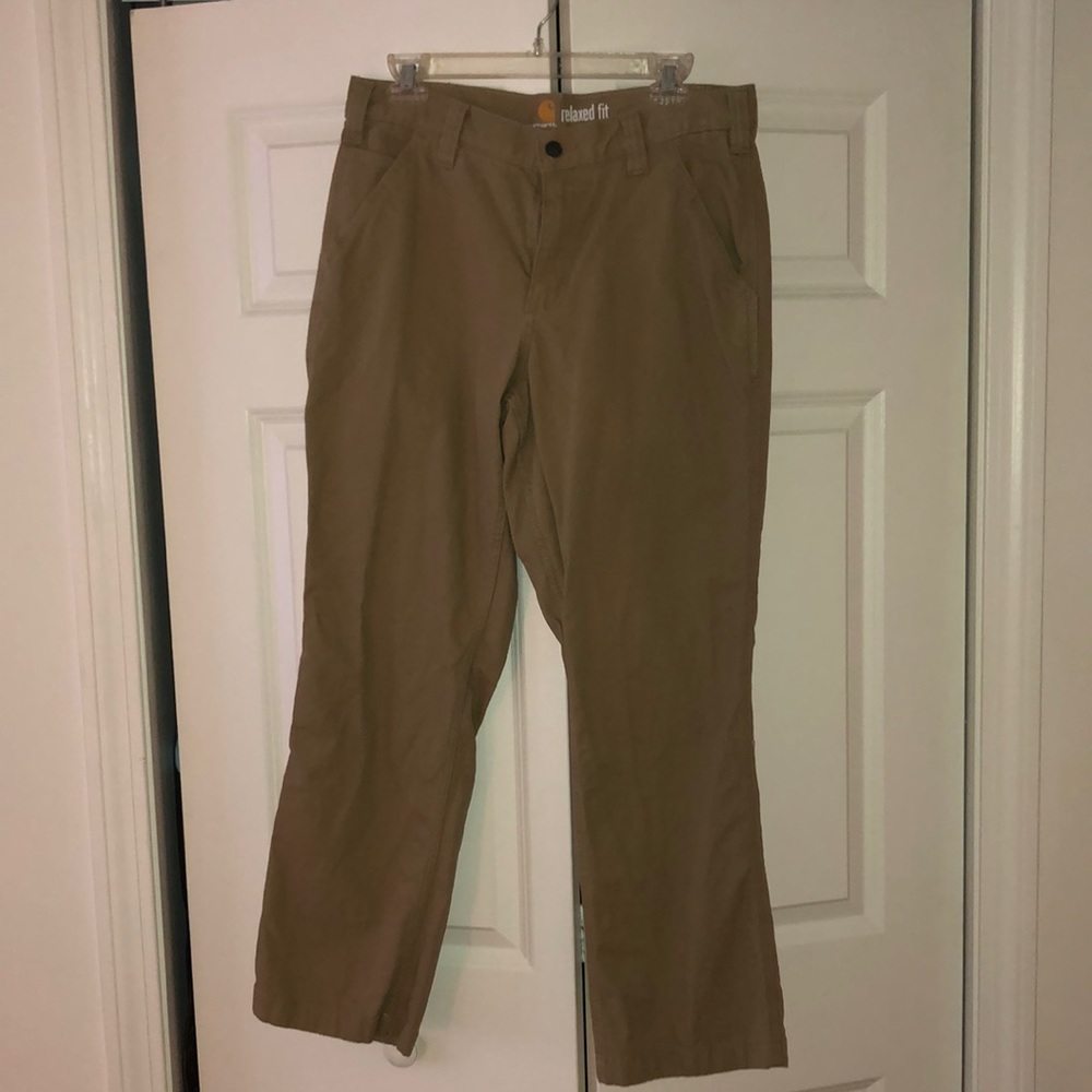 Men’s Carhartt khaki work pants 32 x 30